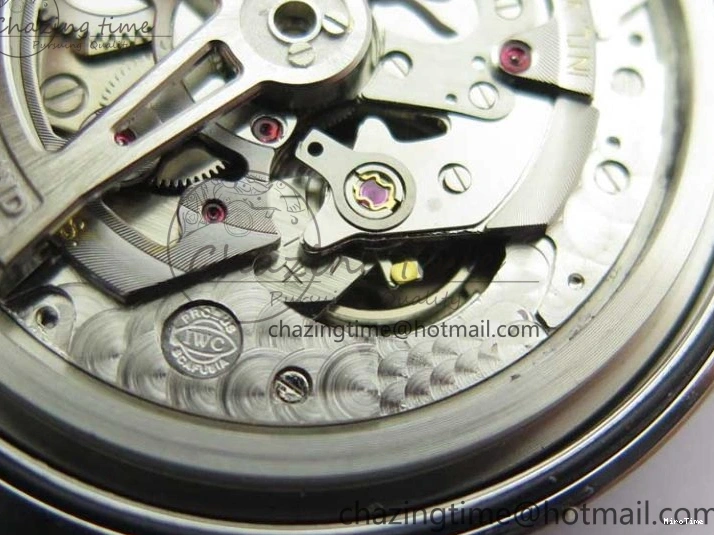 MIROTIME 0413 Original Portuguese IW358304 ZF 1:1 Best Edition SS White Dial RG Markers on Leather Strap A 7077